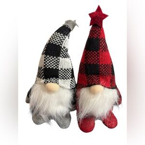 Plaid Gnome Decor Set‎